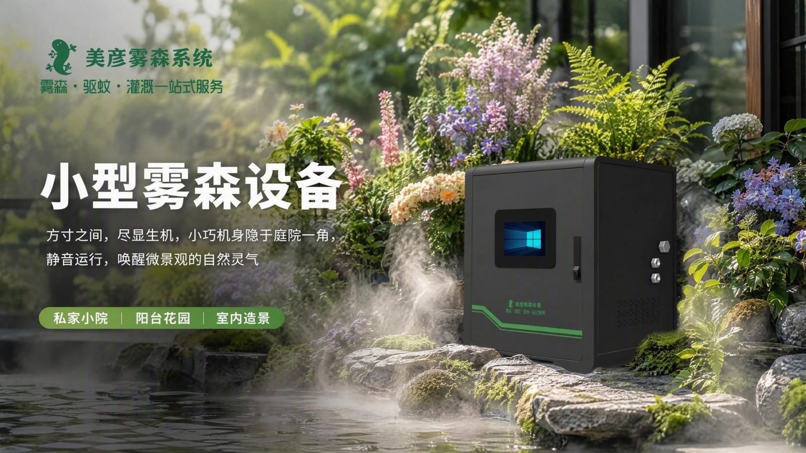 湛江花园庭院驱蚊系统